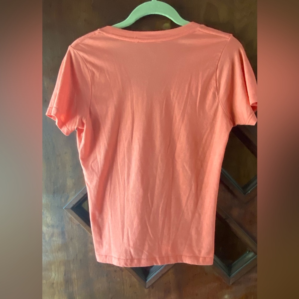 🌊 Roxy tshirt. 100% cotton. Peachy orange color - Picture 4 of 4